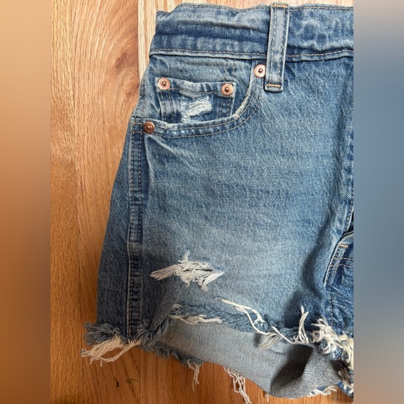 SALE 2️⃣ for $15! 👯‍♀️ GAP Cheeky High Rise Denim Shorts 25P - Picture 5 of 6